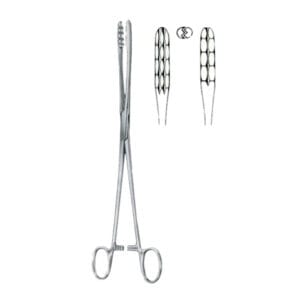 Ulrich Cotton Swab Forceps BJ Straight 22cm 8/ 3/4"