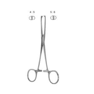 Allis Tissue Seizing Forceps BJ 4:5 15cm/6"
