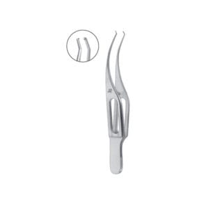 Colibri Tissue Forceps, Standard, 1 x 2 teeth with tying platform, 0.4mm