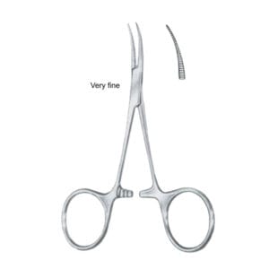 Jacobson-Halstead Hemostatic Forceps BJ Curved 13c