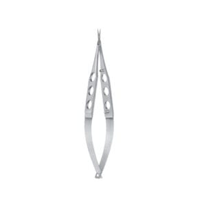 Vannas Capsulotomy Scissors, 7mm extra thin long blades, sharp tips, straight