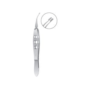 Dodick Nucleus Cracker, cross-action longitudinally serrated paddle shaped jaws