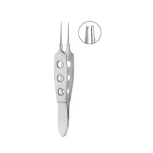 Bonn Forceps, very delicate, 1 x 2 teeth, 0.12mm