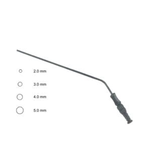 Malleable, Black Suction Tubes 19.5cm/7 3/4" 2mm