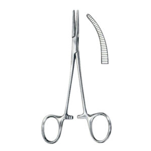 Baby-Crile Hemostatic Forceps BJ Curved 1:2 14cm/5