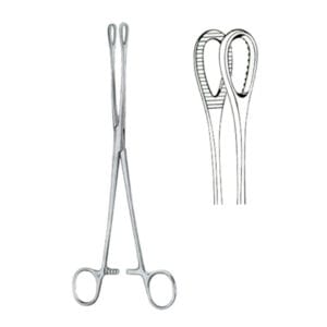 Foerster Sponge Holding Forceps BJ Straight 18cm/7" Serrated