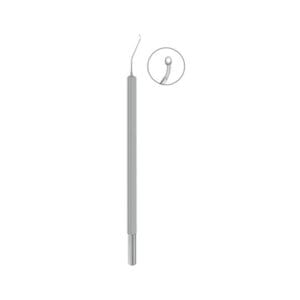 Anis Phaco Chopper, rounded, blunt, olive-tip, offset inferior wedge, for use in right hand