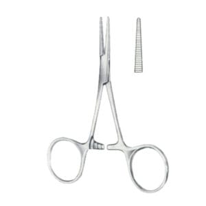 Hartmann Hemostatic Forceps BJ Straight 10cm/4"