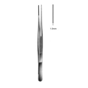 DeBakey-Diethrich Fcps Atrauma 1.0mm, 19.5cm